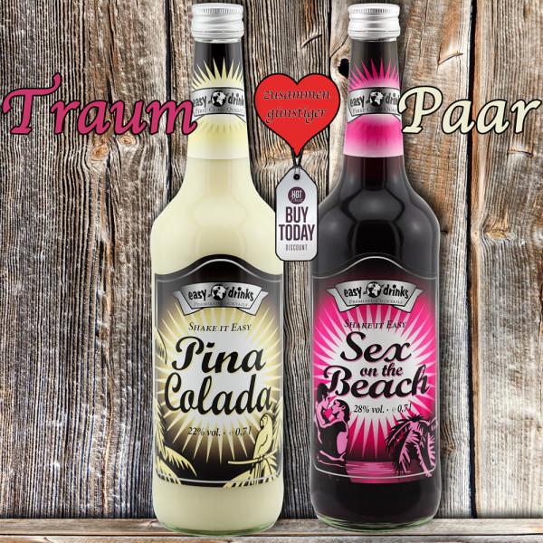 Cocktail Set No. 2 - Pina Colada + Sex on the Beach